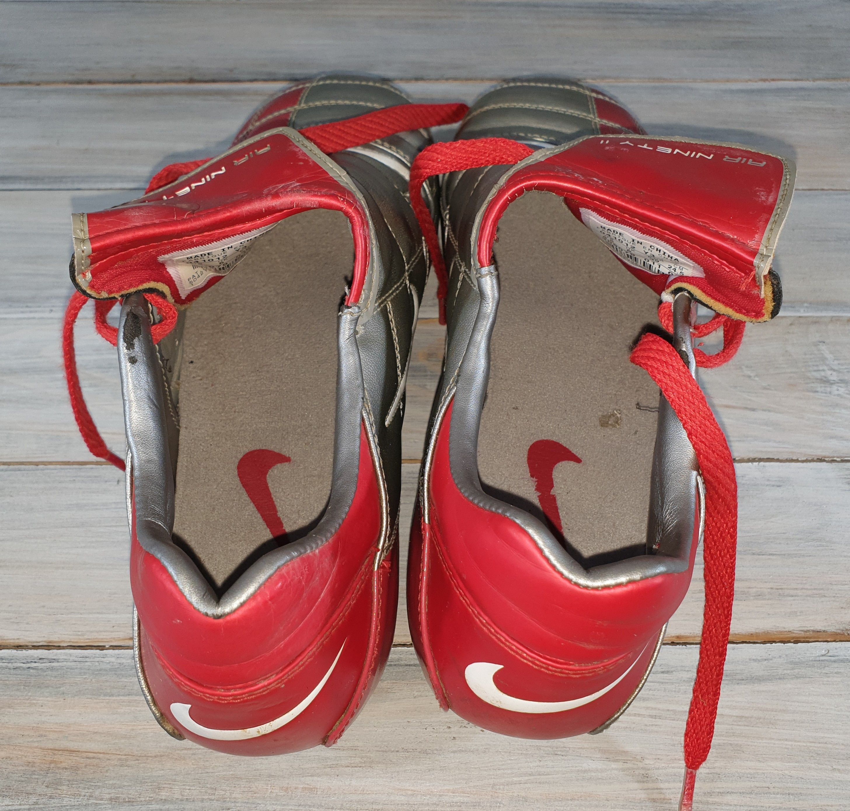 Nike Vintage Nike Air Ninety 2 2004 Zoom Air Football Very Rare Size US 6.5 / EU 39-40 - 10 Thumbnail