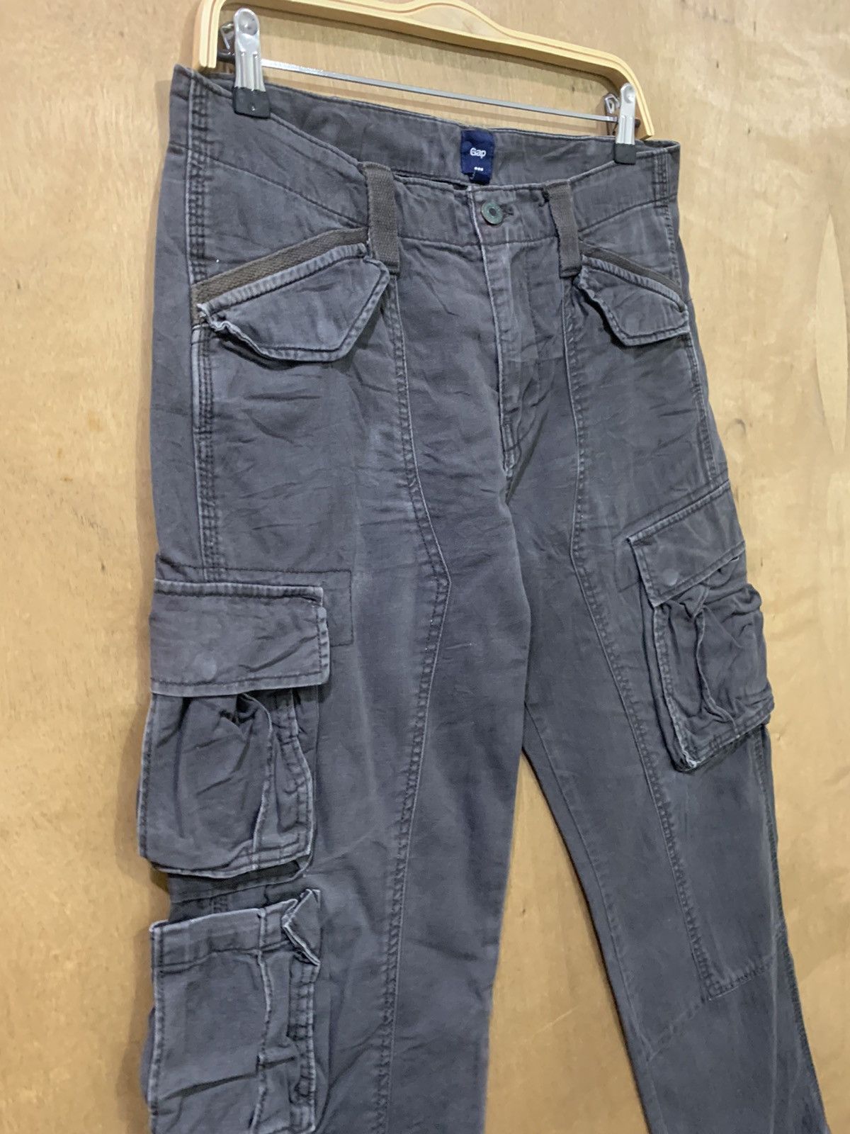 Gap × Japanese Brand GAP Carpenter Baggy Multipocket Tactical Utility Cargo Pant Size US 32 / EU 48 - 6 Thumbnail