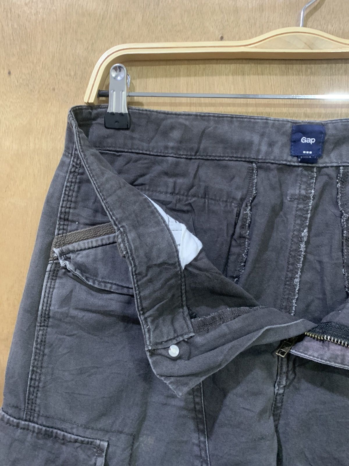 Gap × Japanese Brand GAP Carpenter Baggy Multipocket Tactical Utility Cargo Pant Size US 32 / EU 48 - 15 Thumbnail