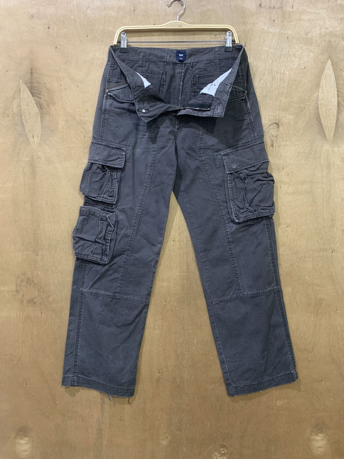 Gap × Japanese Brand GAP Carpenter Baggy Multipocket Tactical Utility Cargo Pant Size US 32 / EU 48 - 3 Thumbnail