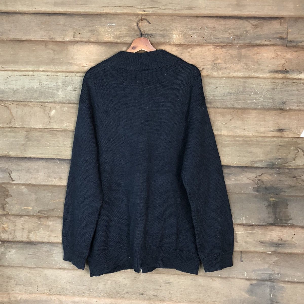 Aran Isles Knitwear Burton Dark Blue diamond style Knitwear #H061 Size US XL / EU 56 / 4 - 10 Thumbnail