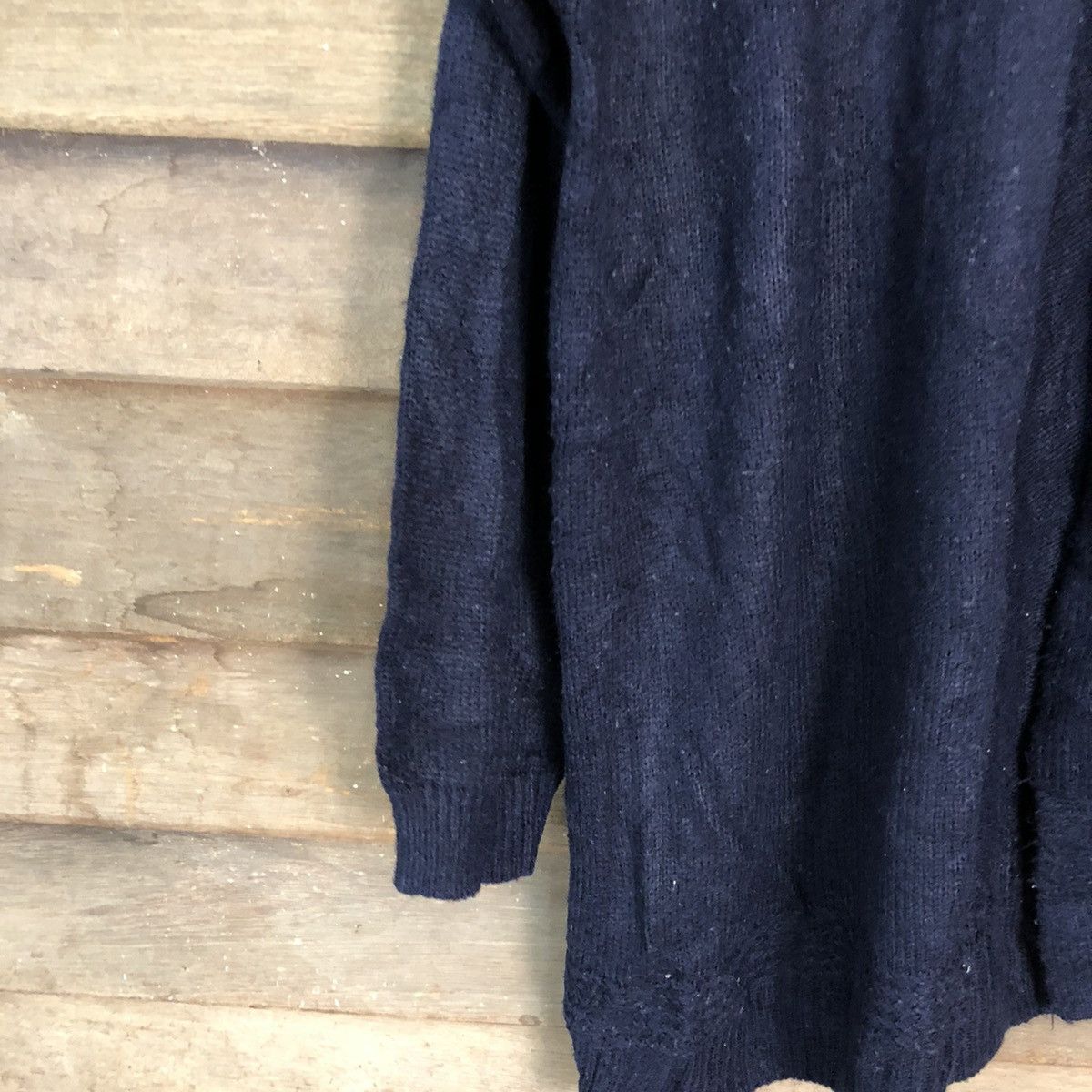 Homespun Knitwear Chocol Raffine Dark Blue Knitwear long cardigan #H058 Size US L / EU 52-54 / 3 - 4 Thumbnail