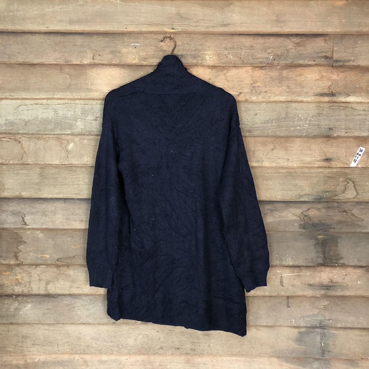 Homespun Knitwear Chocol Raffine Dark Blue Knitwear long cardigan #H058 Size US L / EU 52-54 / 3 - 8 Thumbnail