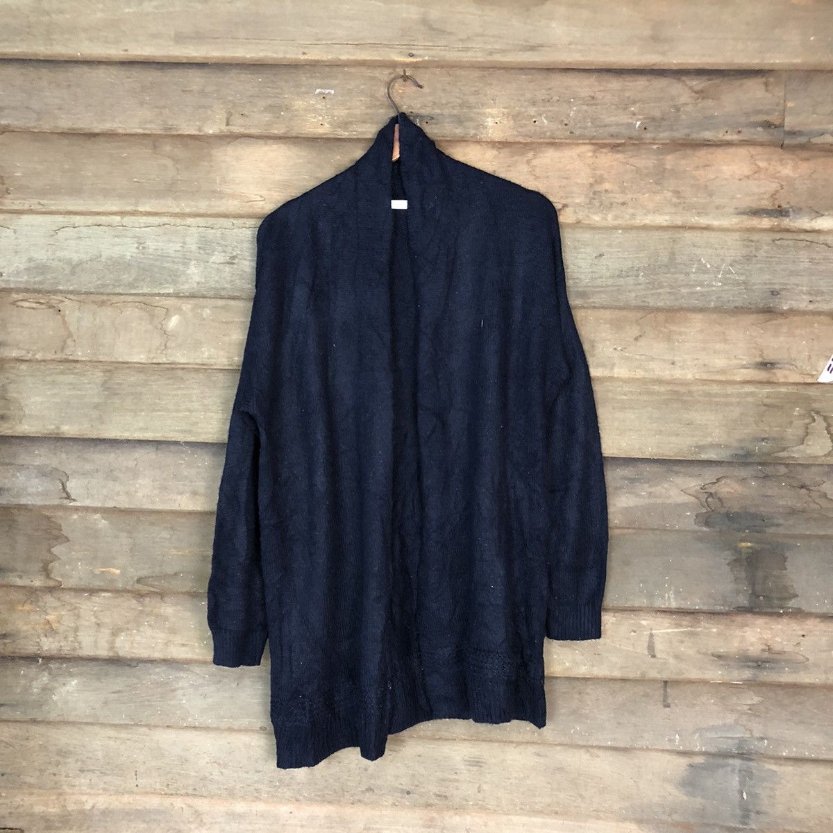 Homespun Knitwear Chocol Raffine Dark Blue Knitwear long cardigan #H058 Size US L / EU 52-54 / 3 - 1 Thumbnail