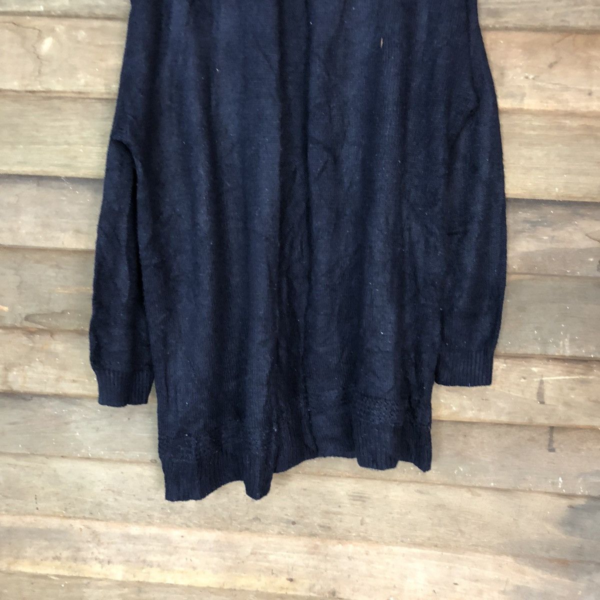 Homespun Knitwear Chocol Raffine Dark Blue Knitwear long cardigan #H058 Size US L / EU 52-54 / 3 - 3 Thumbnail