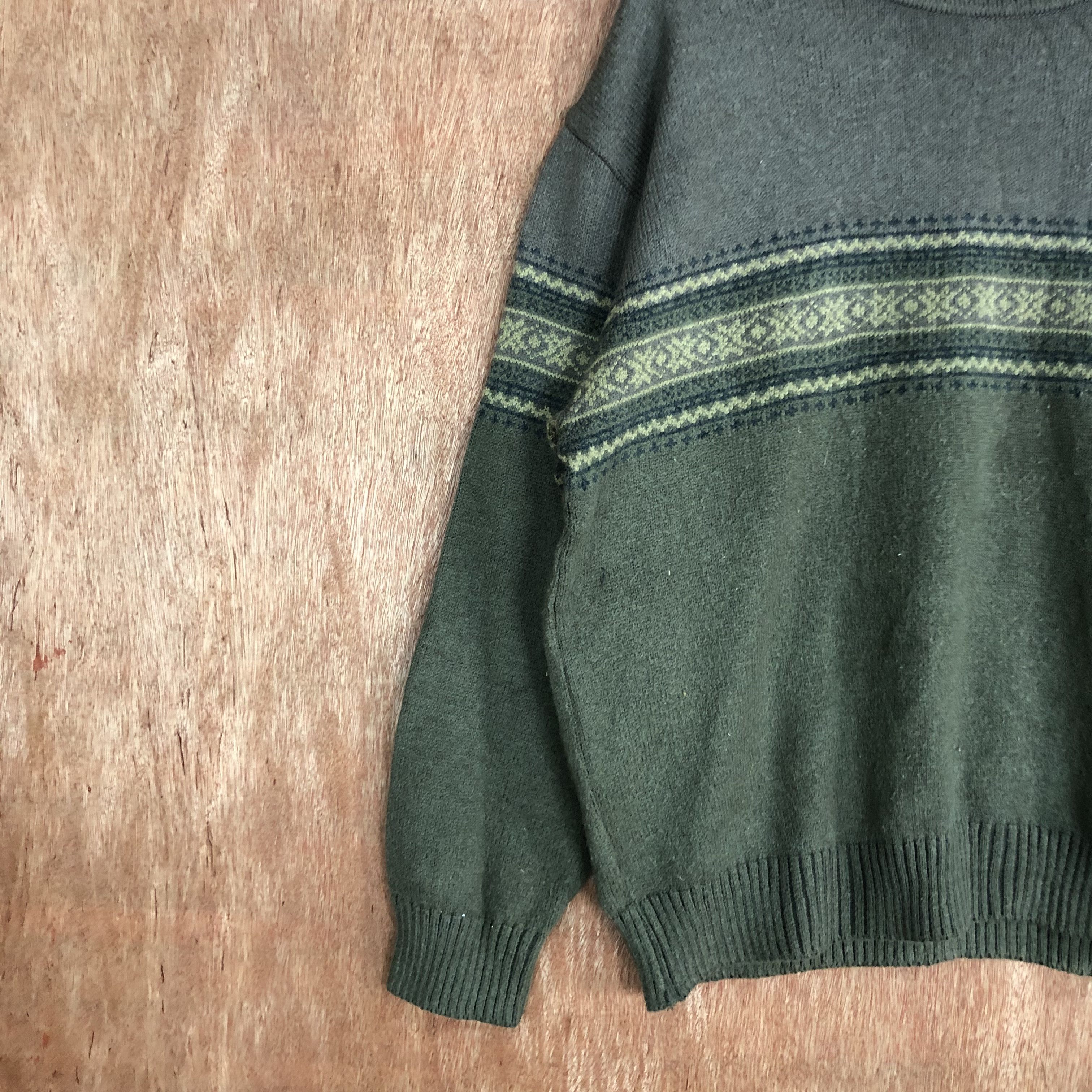 Vintage D Apoy Pour Homme Grey Knitwear #c480 Size US L / EU 52-54 / 3 - 7 Thumbnail