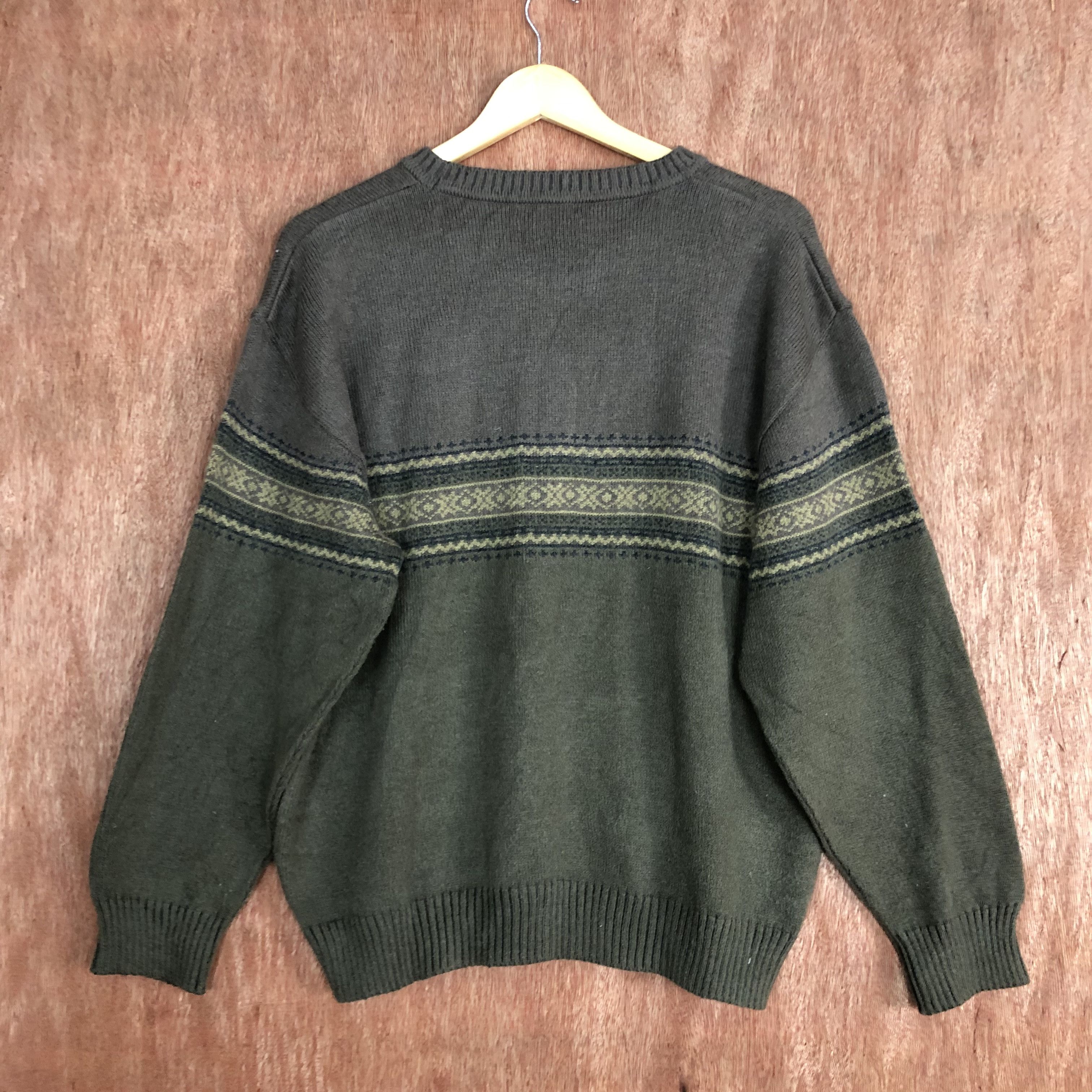 Vintage D Apoy Pour Homme Grey Knitwear #c480 Size US L / EU 52-54 / 3 - 10 Thumbnail