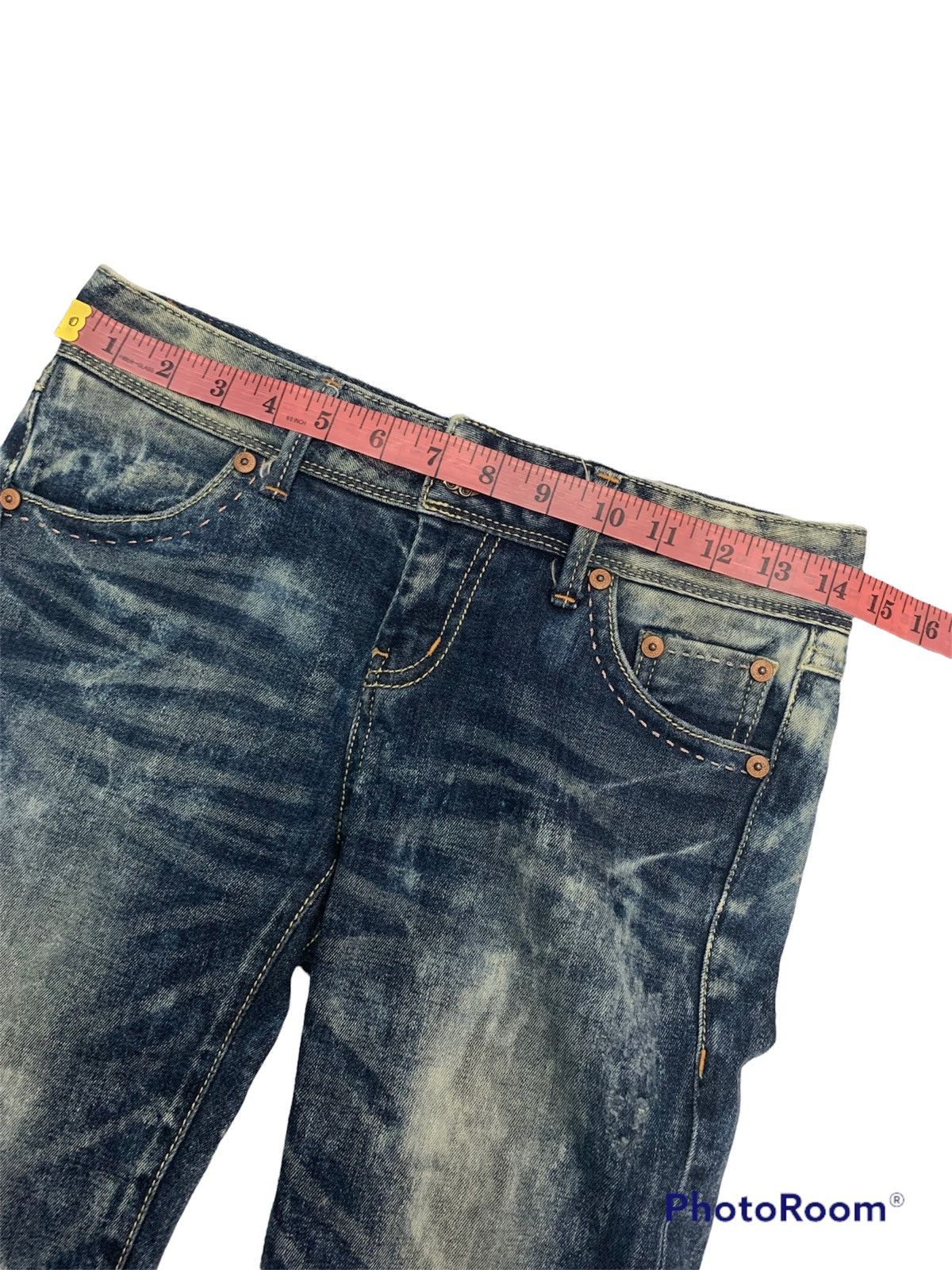 Evisu Evisu denim jeans acid wash design straight cut Size US 29 - 6 Thumbnail