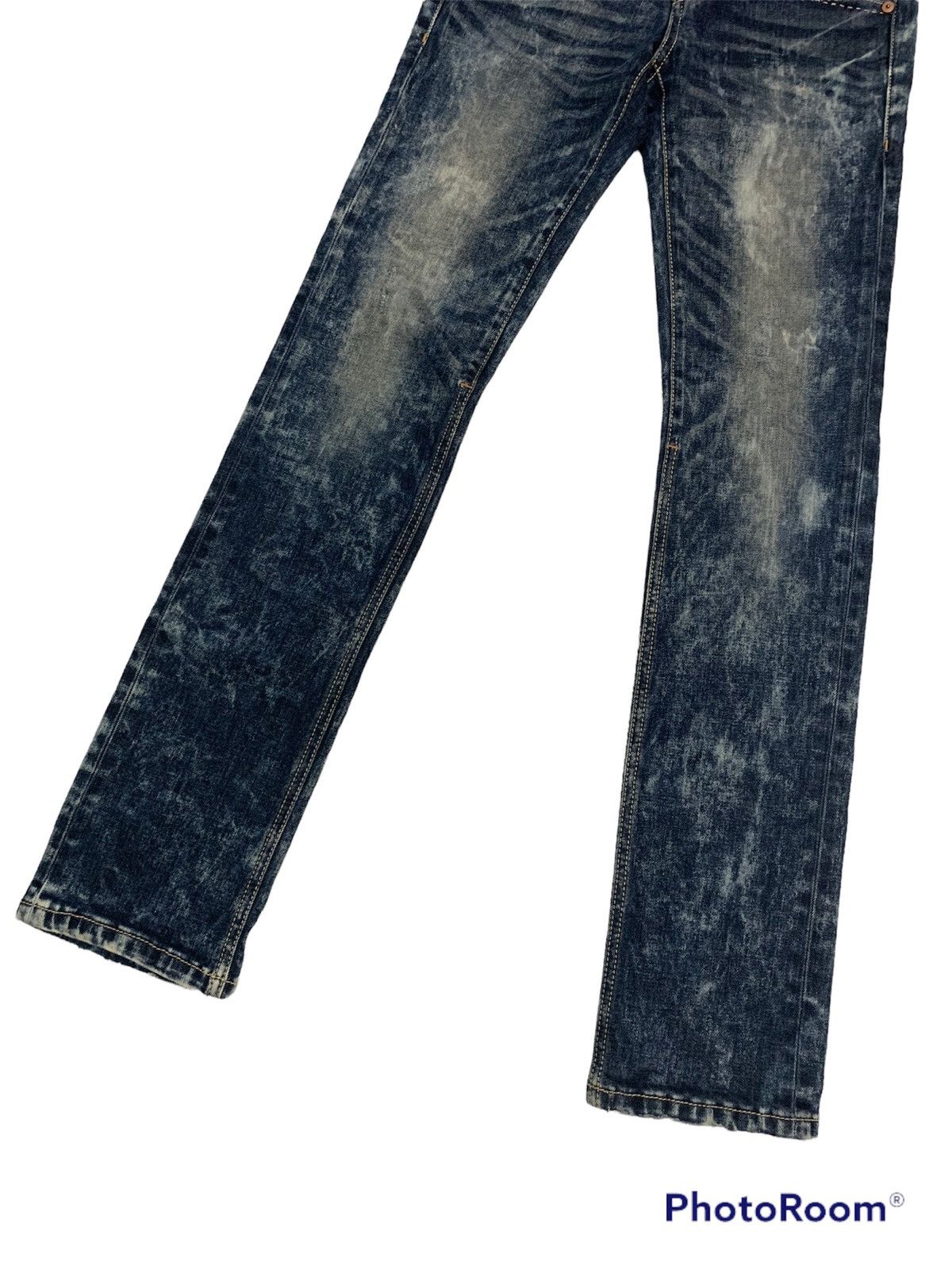 Evisu Evisu denim jeans acid wash design straight cut Size US 29 - 3 Thumbnail