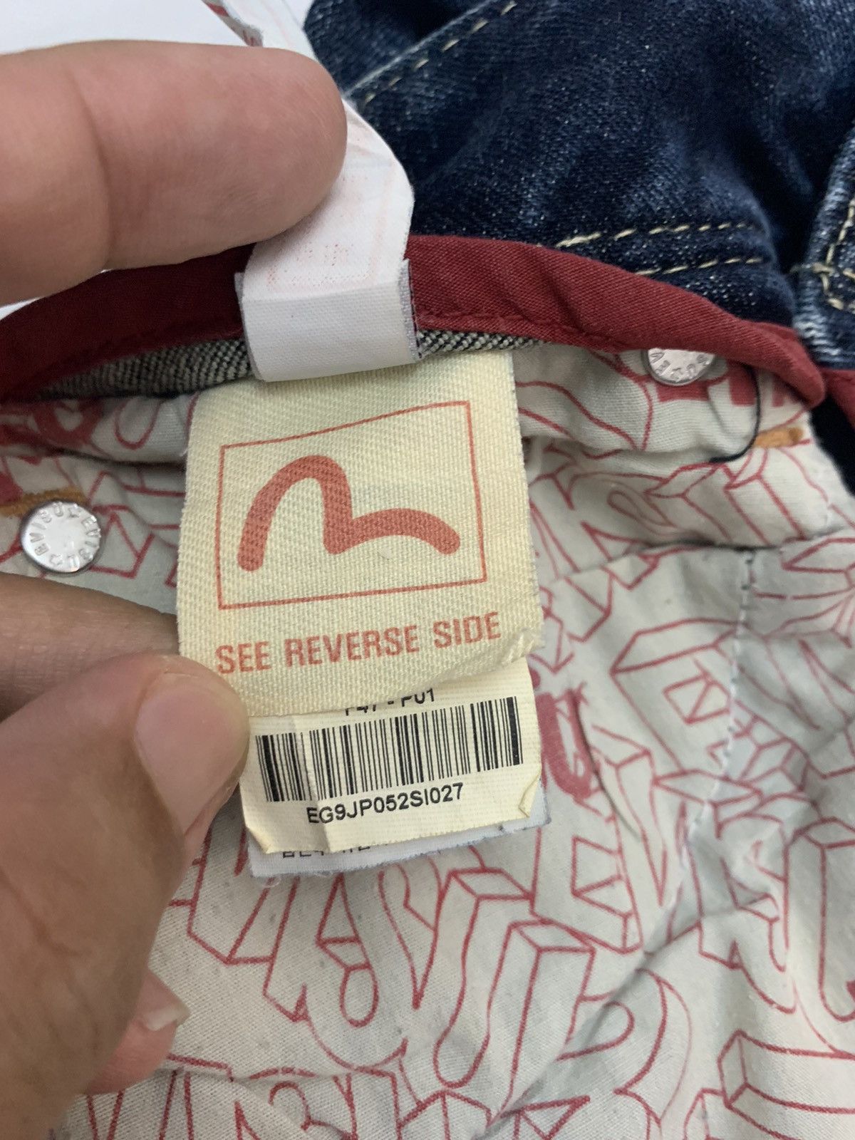 Evisu Evisu denim jeans acid wash design straight cut Size US 29 - 15 Thumbnail
