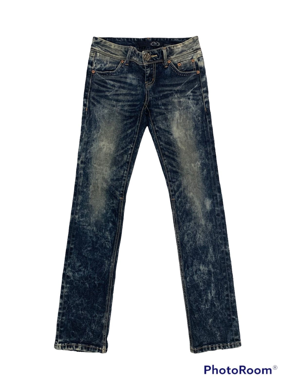 Evisu Evisu denim jeans acid wash design straight cut Size US 29 - 1 Thumbnail