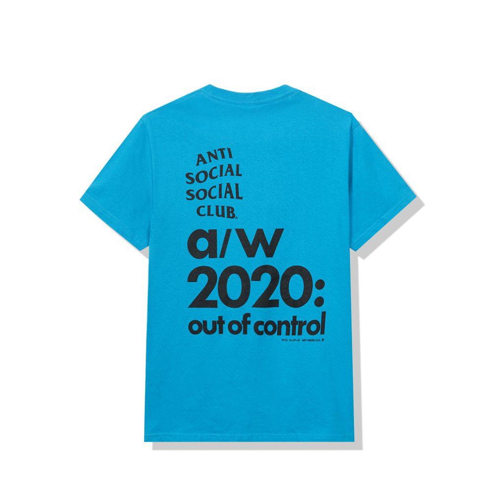 DS ASSC Out of control Turquoise Blue Tee FOG FTP KITH BAPE