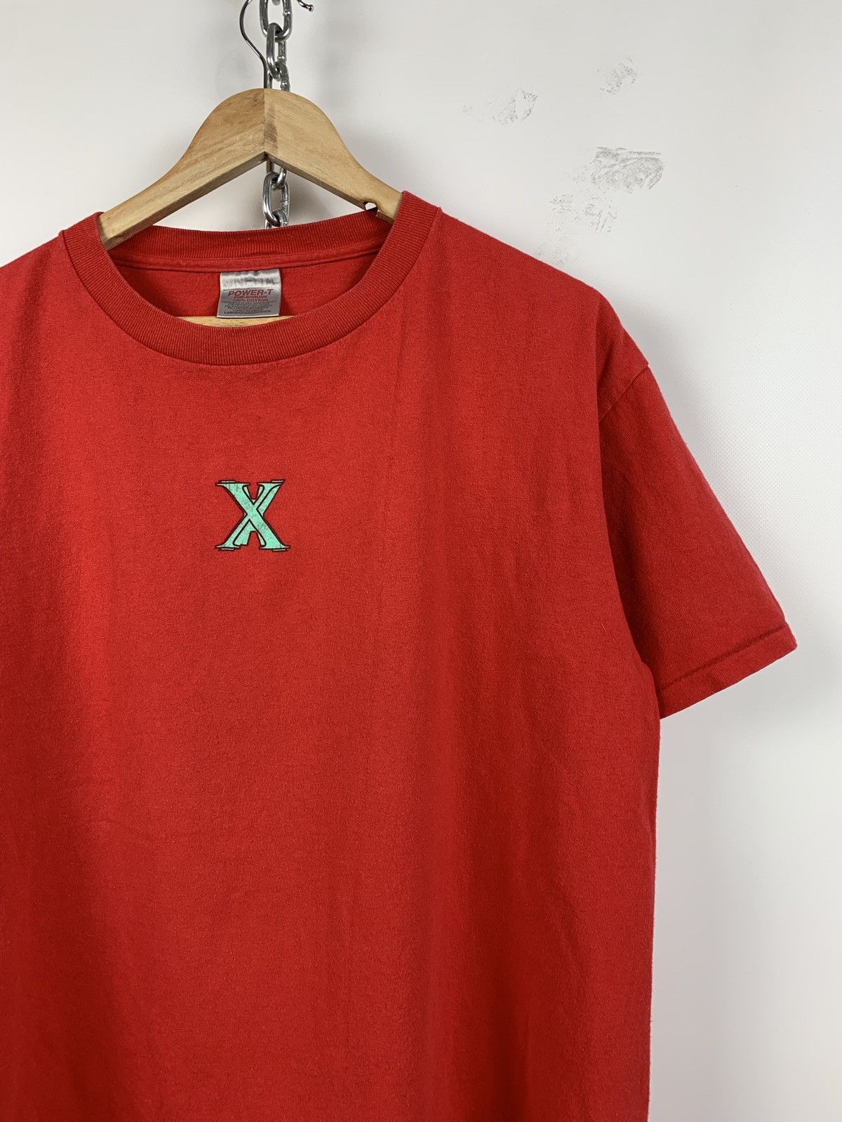 Vintage 90s Vintage Morrow Snowboard Single Stitch Red T-Shirt Size US L / EU 52-54 / 3 - 9 Thumbnail