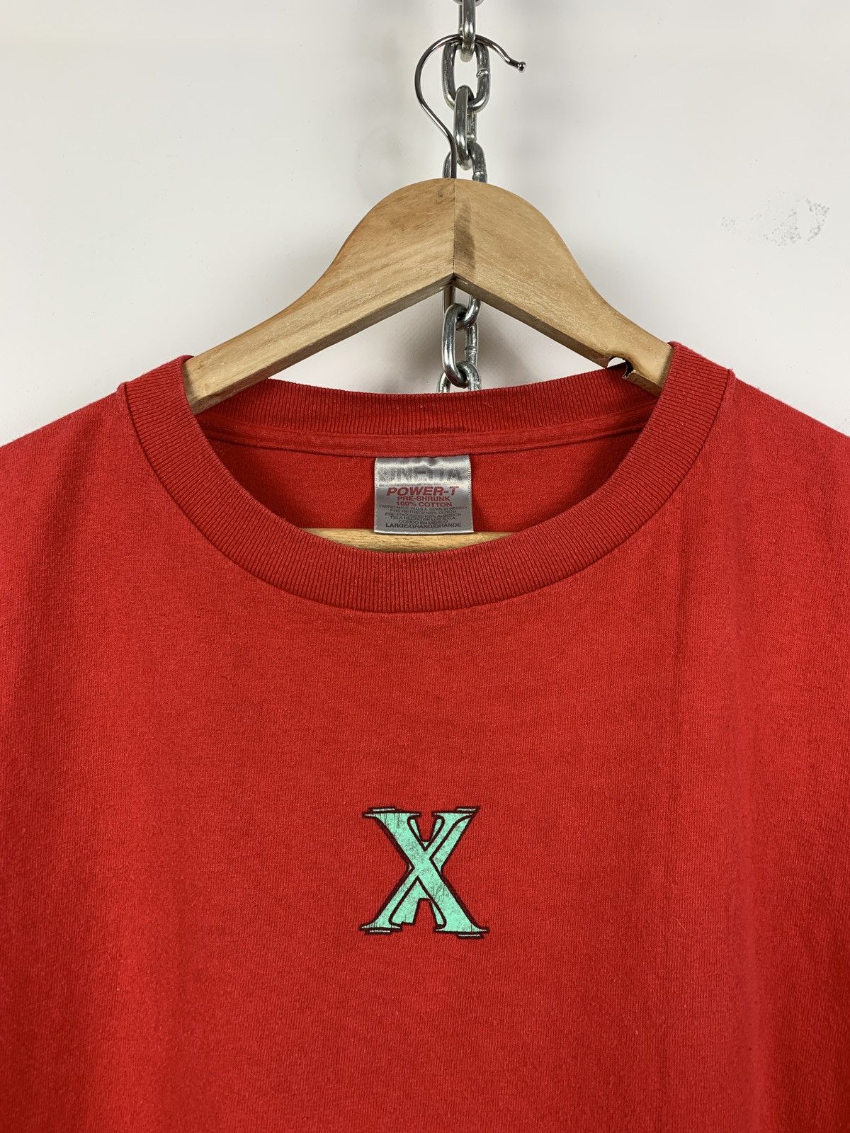 Vintage 90s Vintage Morrow Snowboard Single Stitch Red T-Shirt Size US L / EU 52-54 / 3 - 12 Thumbnail