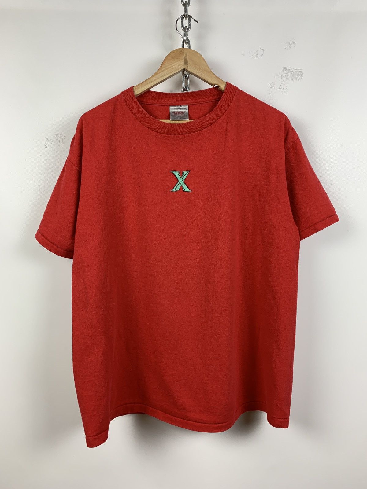Vintage 90s Vintage Morrow Snowboard Single Stitch Red T-Shirt Size US L / EU 52-54 / 3 - 5 Thumbnail
