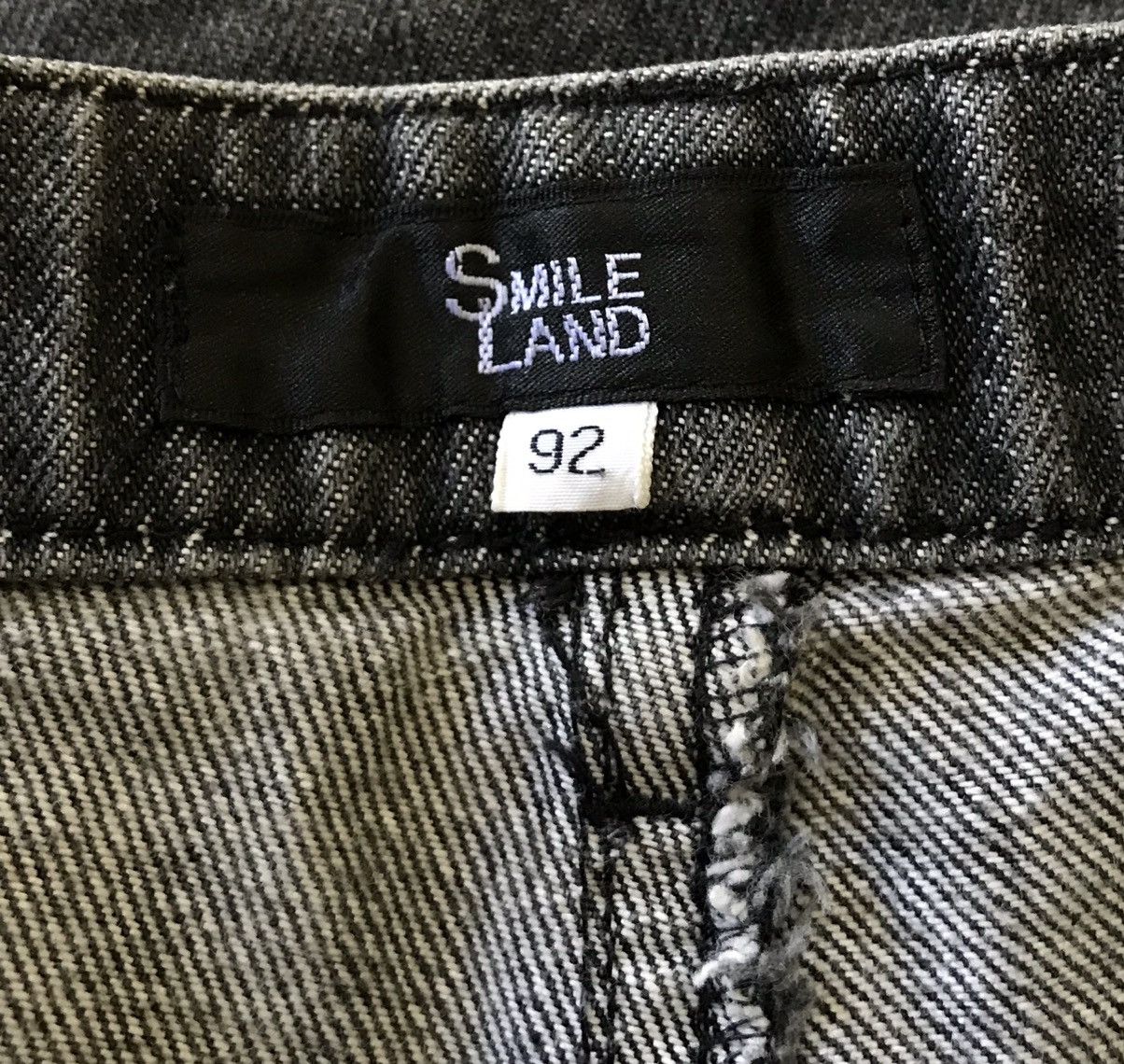 If Six Was Nine × Le Grande Bleu (L.G.B.) × Seditionaries Japanese Smile Land Patchwork Bondage Distressed Jeans Size US 38 / EU 54 - 3 Thumbnail