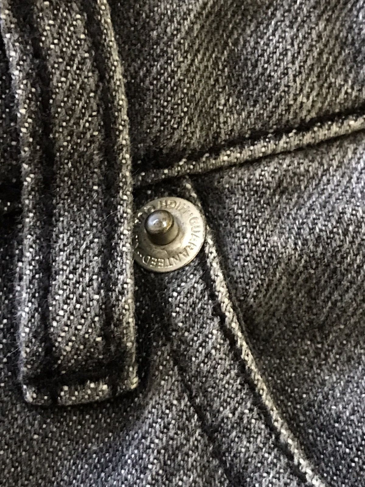 If Six Was Nine × Le Grande Bleu (L.G.B.) × Seditionaries Japanese Smile Land Patchwork Bondage Distressed Jeans Size US 38 / EU 54 - 9 Thumbnail