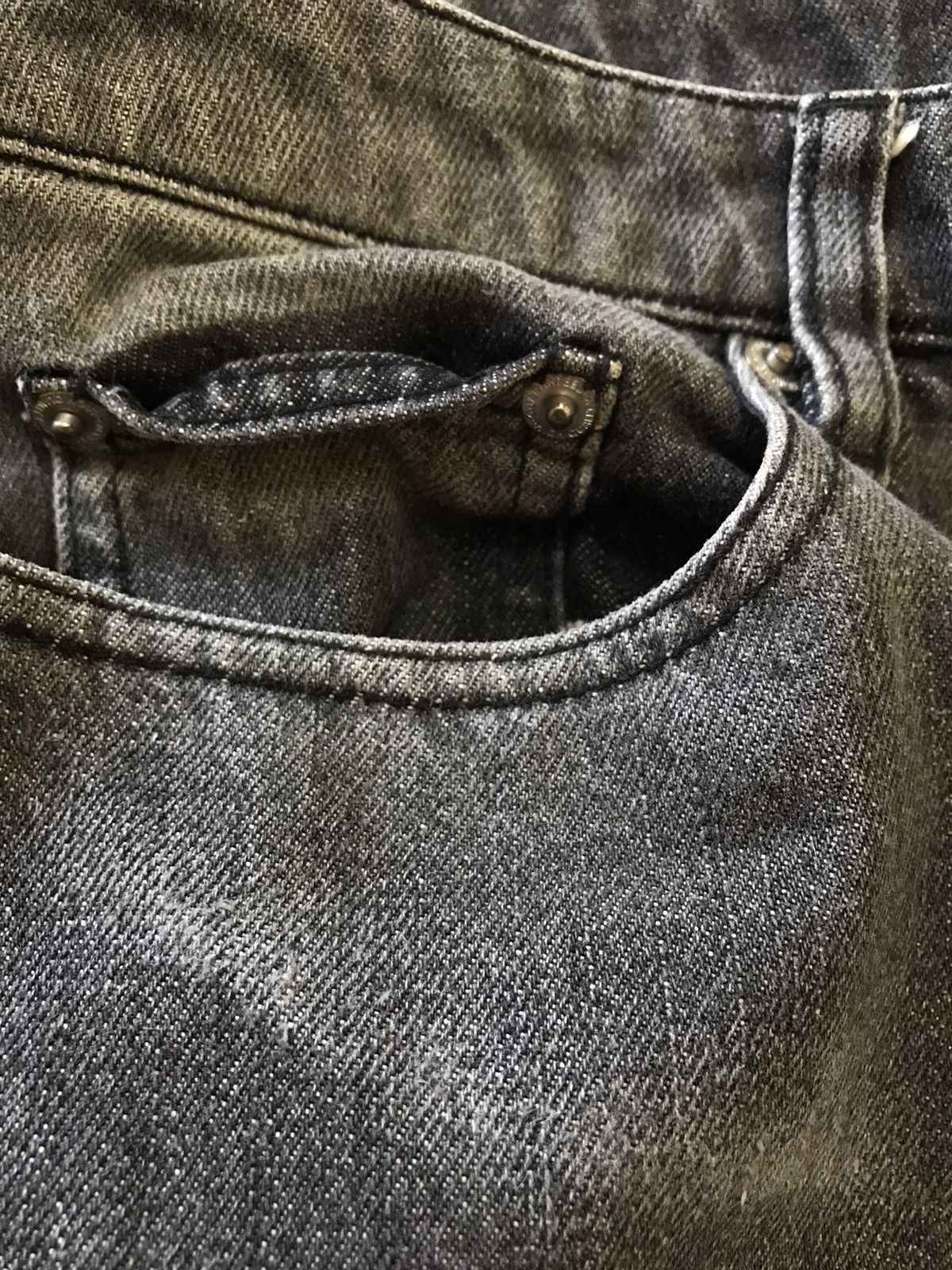 If Six Was Nine × Le Grande Bleu (L.G.B.) × Seditionaries Japanese Smile Land Patchwork Bondage Distressed Jeans Size US 38 / EU 54 - 10 Thumbnail