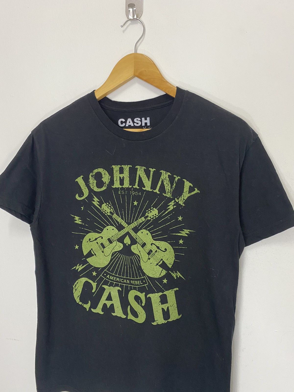 Band Tees × Vintage Johnny Cash Big Logo T-Shirt Size US M / EU 48-50 / 2 - 4 Thumbnail