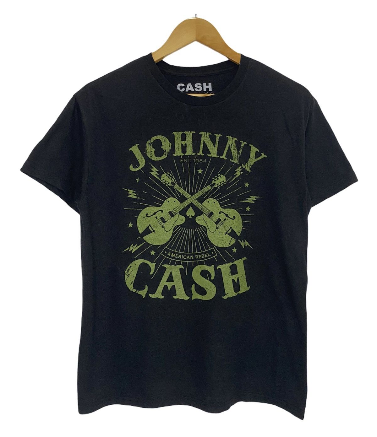 Band Tees × Vintage Johnny Cash Big Logo T-Shirt Size US M / EU 48-50 / 2 - 1 Thumbnail