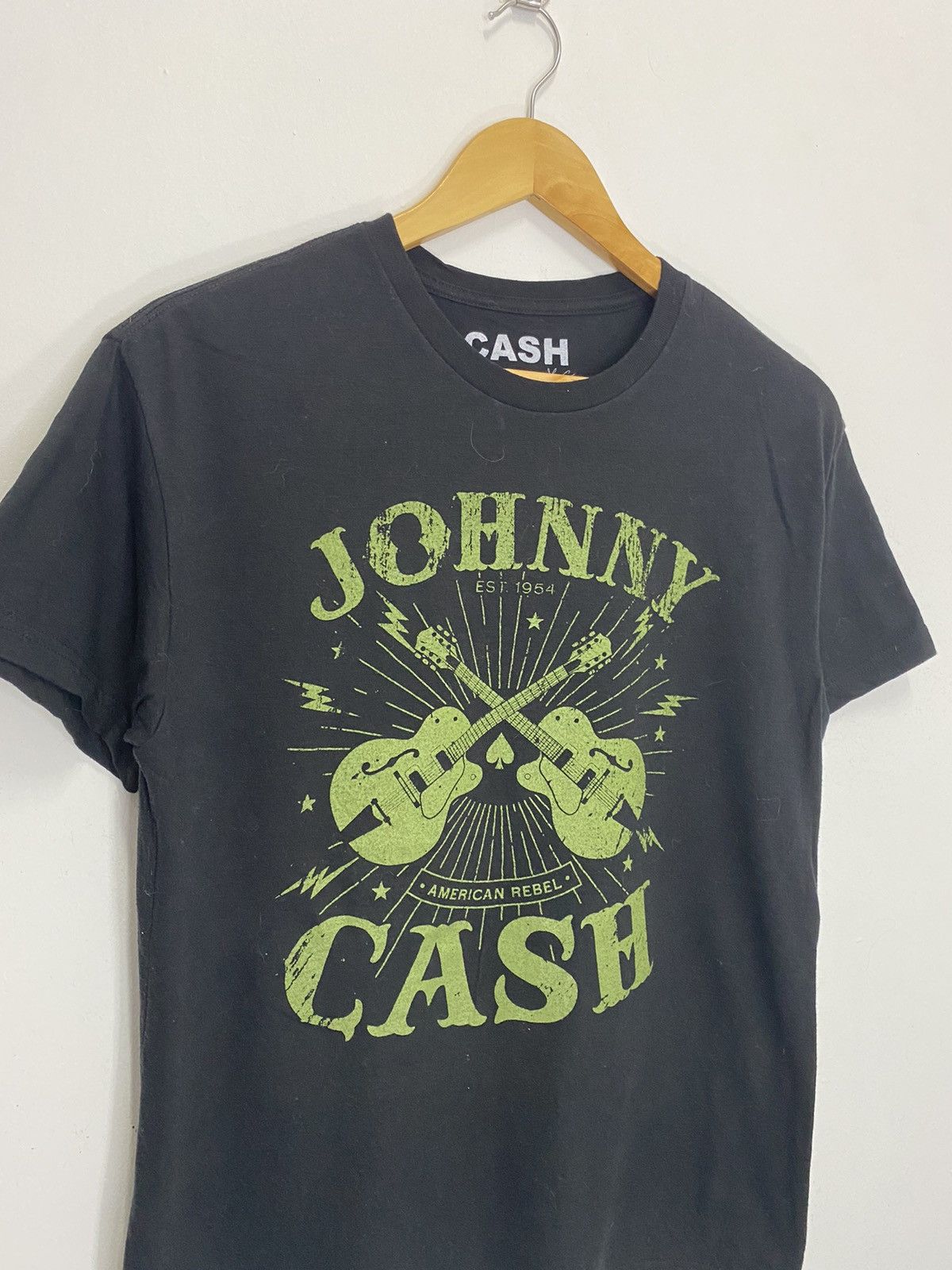 Band Tees × Vintage Johnny Cash Big Logo T-Shirt Size US M / EU 48-50 / 2 - 3 Thumbnail
