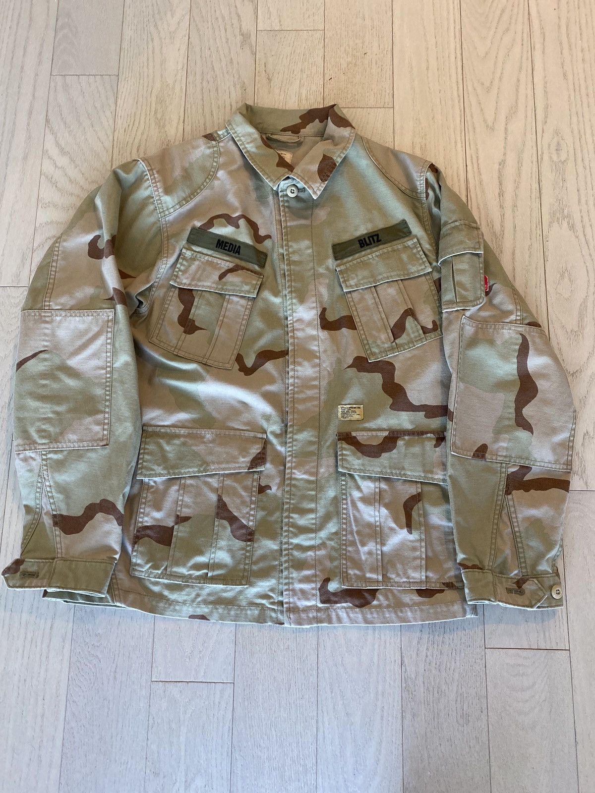 00s WTAPS DPM Camo Combat Jacket - blue room