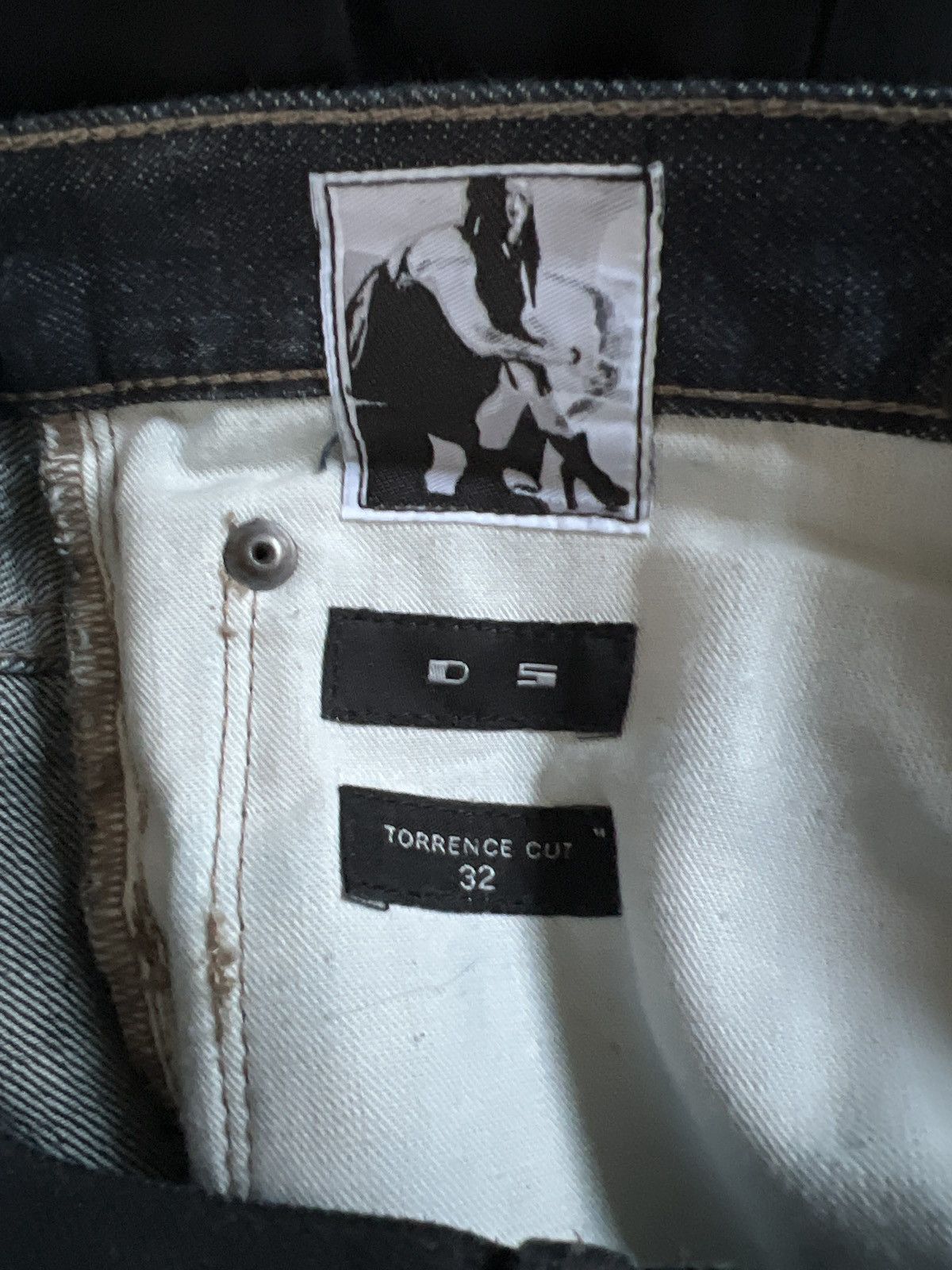 Rick Owens Drkshdw Rick Owens DRKSHDW Torrence cut selvedge jeans Size US 32 / EU 48 - 4 Thumbnail