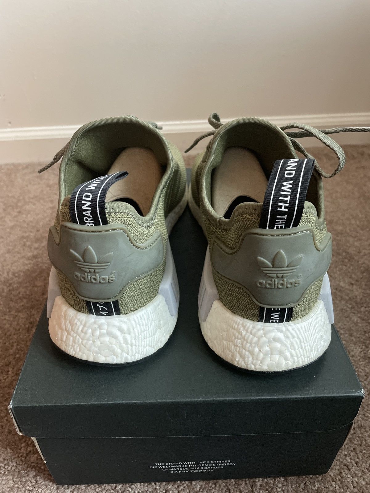 Adidas NMD R1 Olive Green Reflective 2016