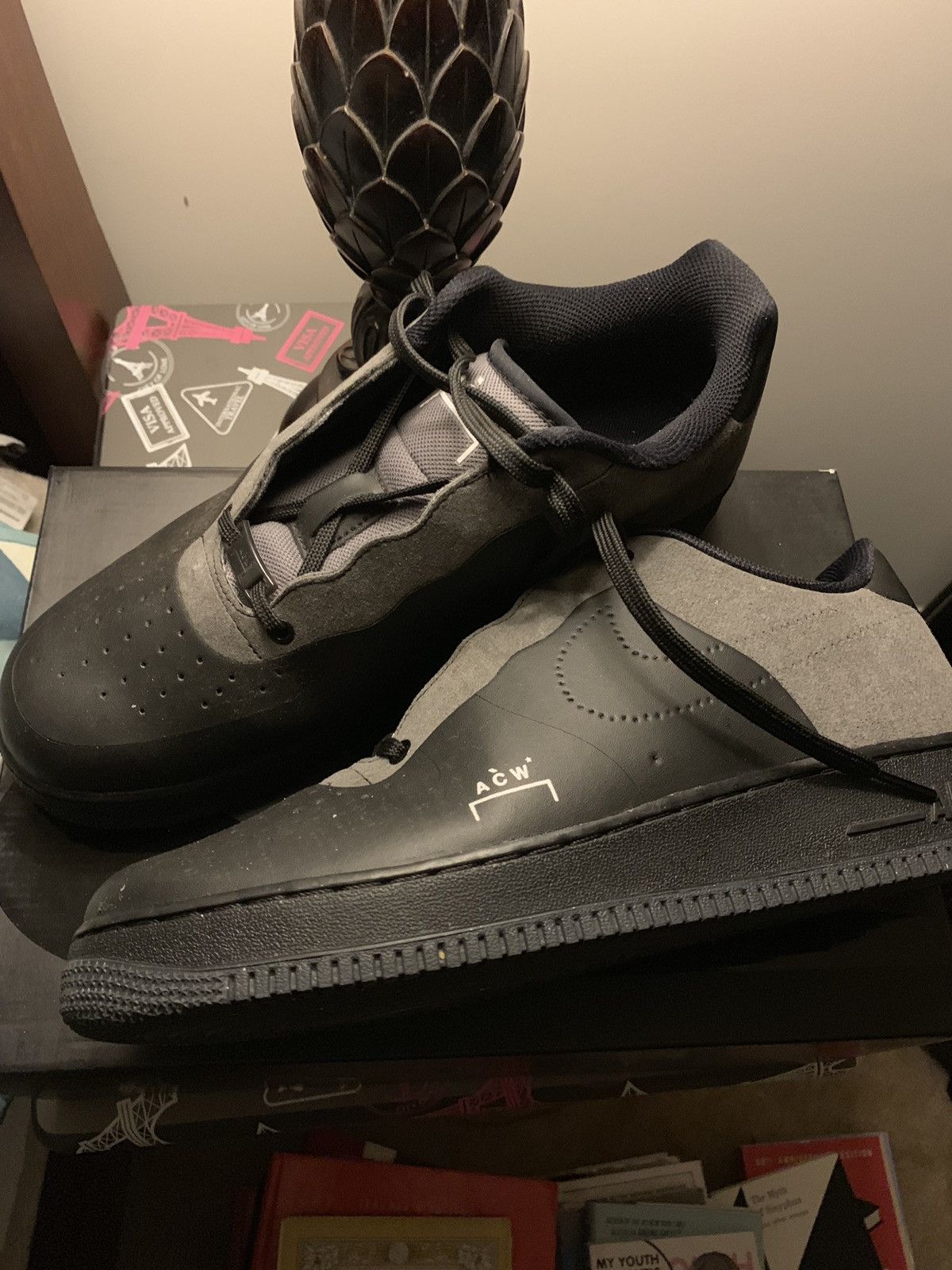 A-COLD-WALL* × Nike Nike x ACW* AF1 Low Black | Grailed