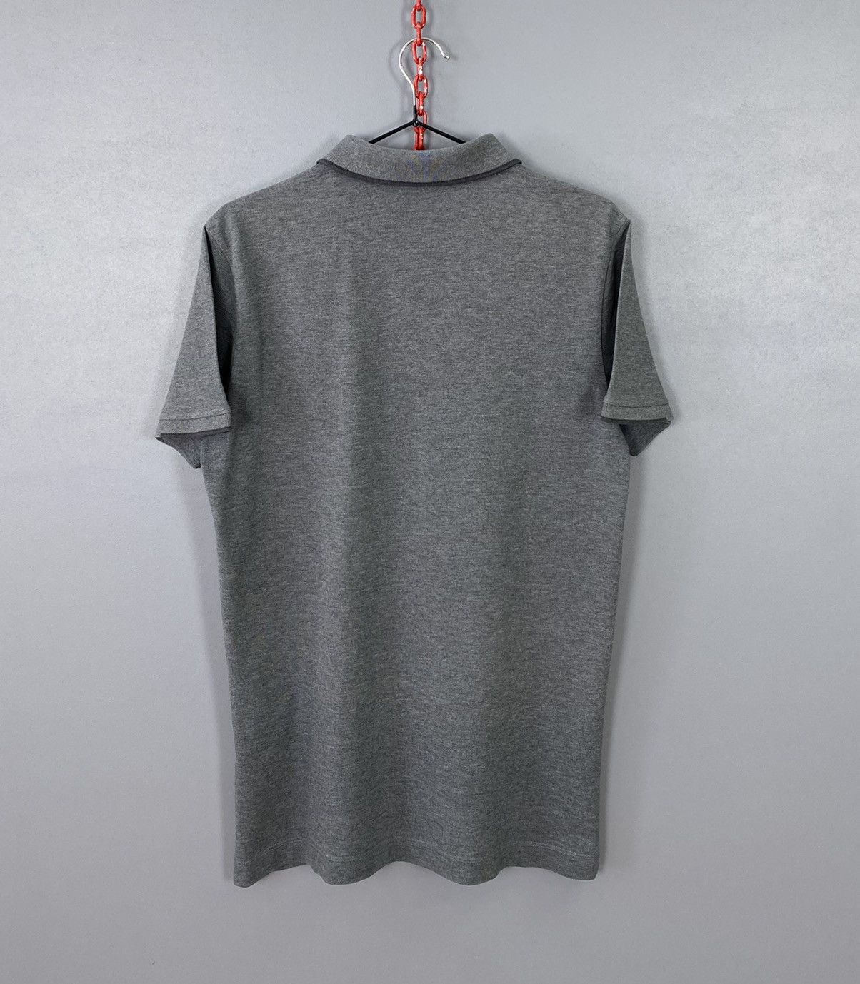 Hugo Boss Hugo Boss Polo Shirt Regular Grey Pima Cotton Classic Size M Size US M / EU 48-50 / 2 - 5 Thumbnail
