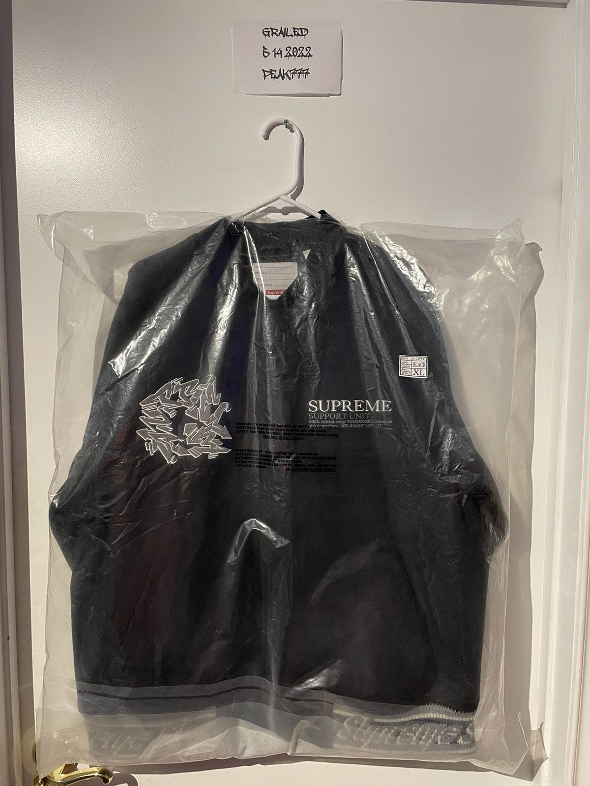 在庫有】 Supreme Support Unit Varsity Jacket M スタジャン