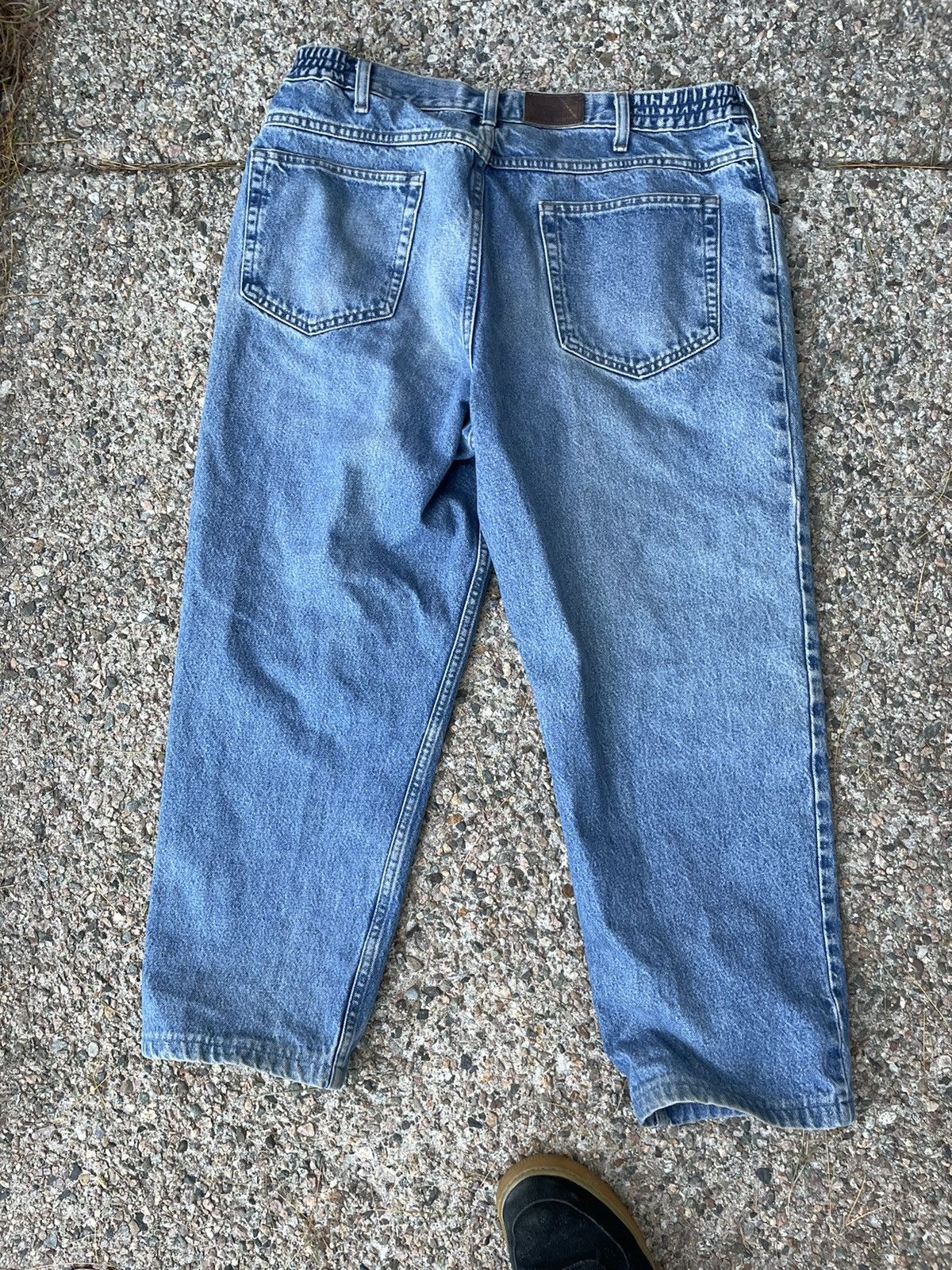 L.L. Bean Vintage L.L. Bean Jeans Denim Pants hiking outdoors 37x36 Size US 37 - 2 Thumbnail
