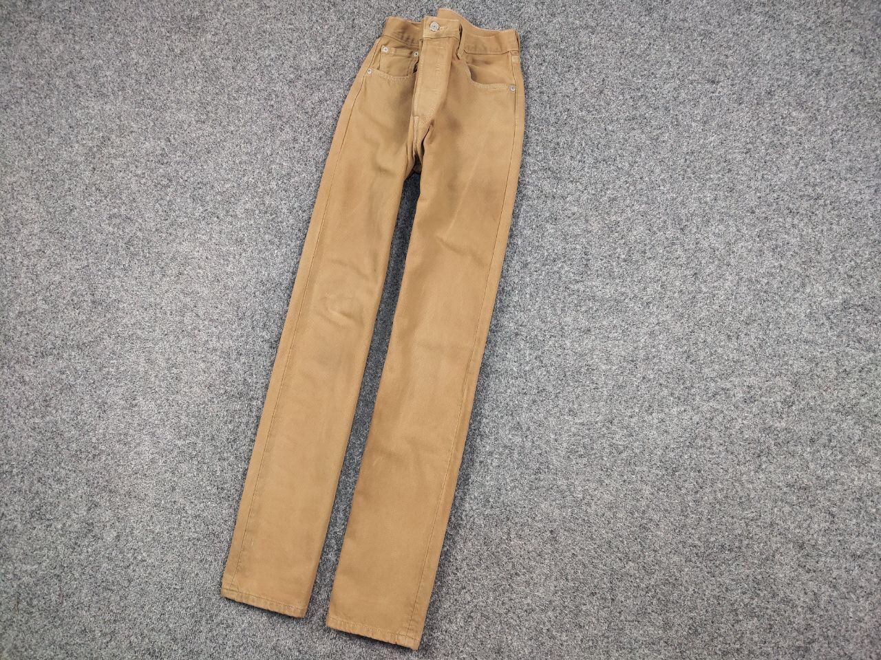Levi's Vintage 90's Levi’s 501 Beige Faded Denim Jeans Pants Size US 30 / EU 46 - 3 Thumbnail