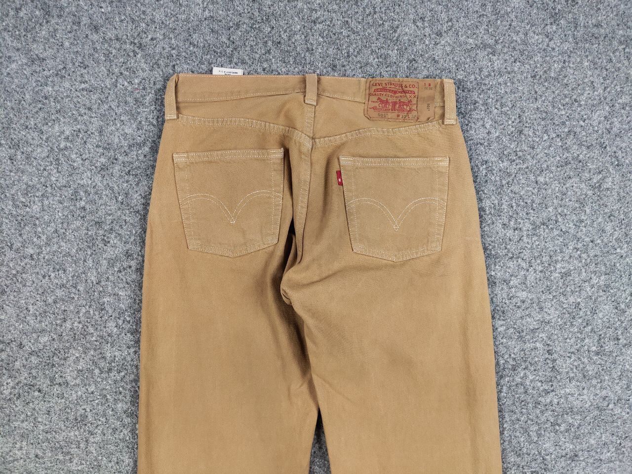 Levi's Vintage 90's Levi’s 501 Beige Faded Denim Jeans Pants Size US 30 / EU 46 - 15 Thumbnail