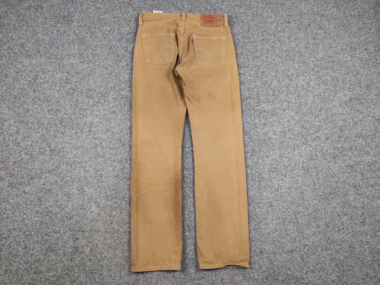 Levi's Vintage 90's Levi’s 501 Beige Faded Denim Jeans Pants Size US 30 / EU 46 - 14 Thumbnail