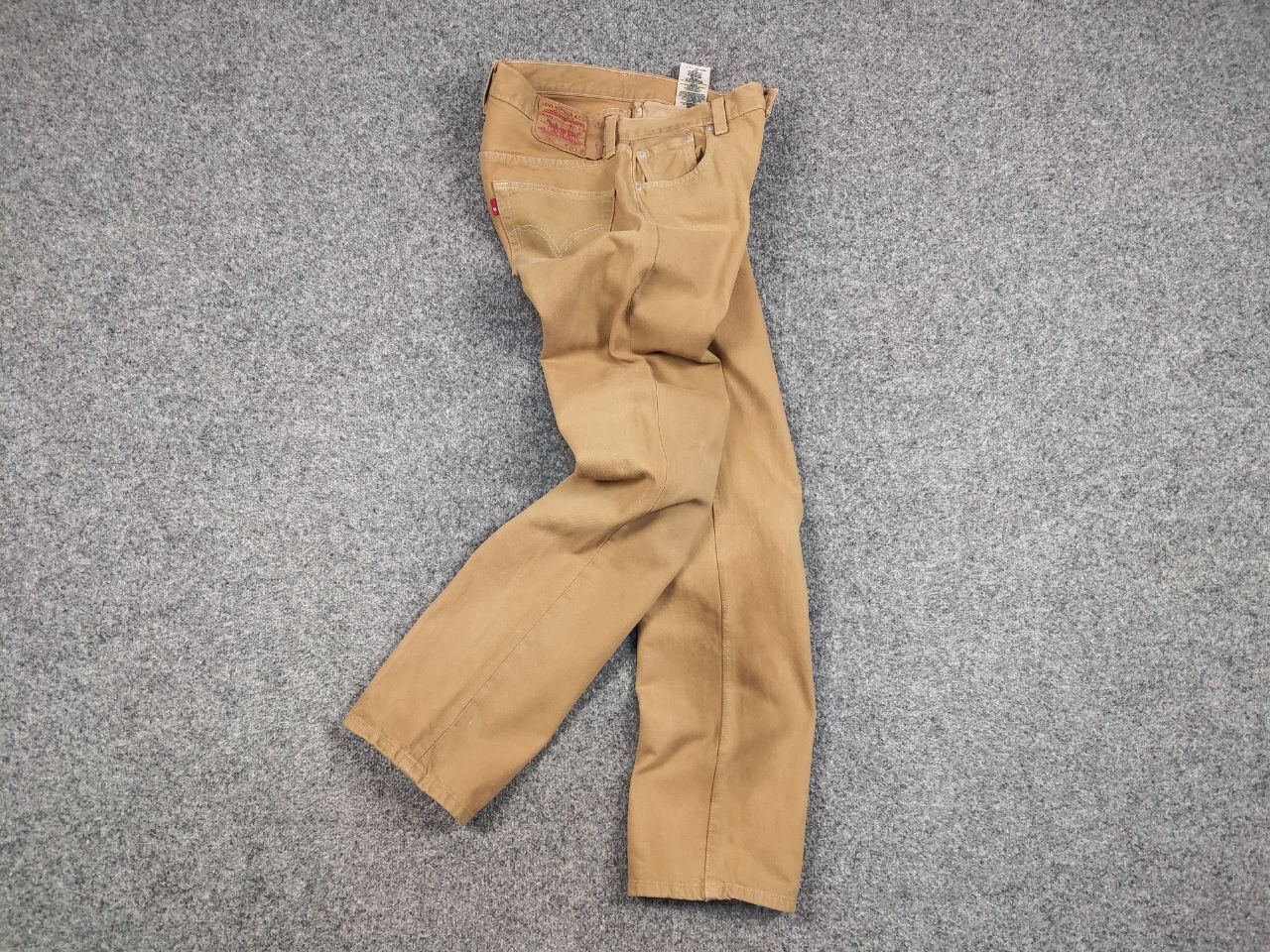 Levi's Vintage 90's Levi’s 501 Beige Faded Denim Jeans Pants Size US 30 / EU 46 - 16 Thumbnail