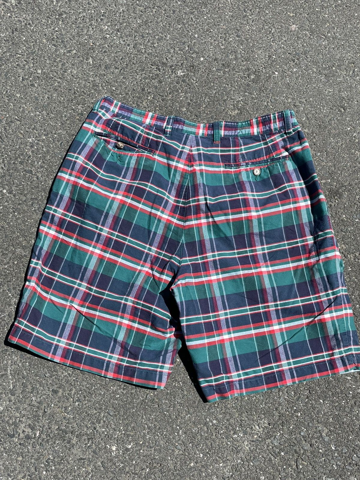 Tommy Hilfiger 90s Vintage Tommy Hilfiger Plaid preppy Bermuda shorts Size US 36 / EU 52 - 4 Thumbnail