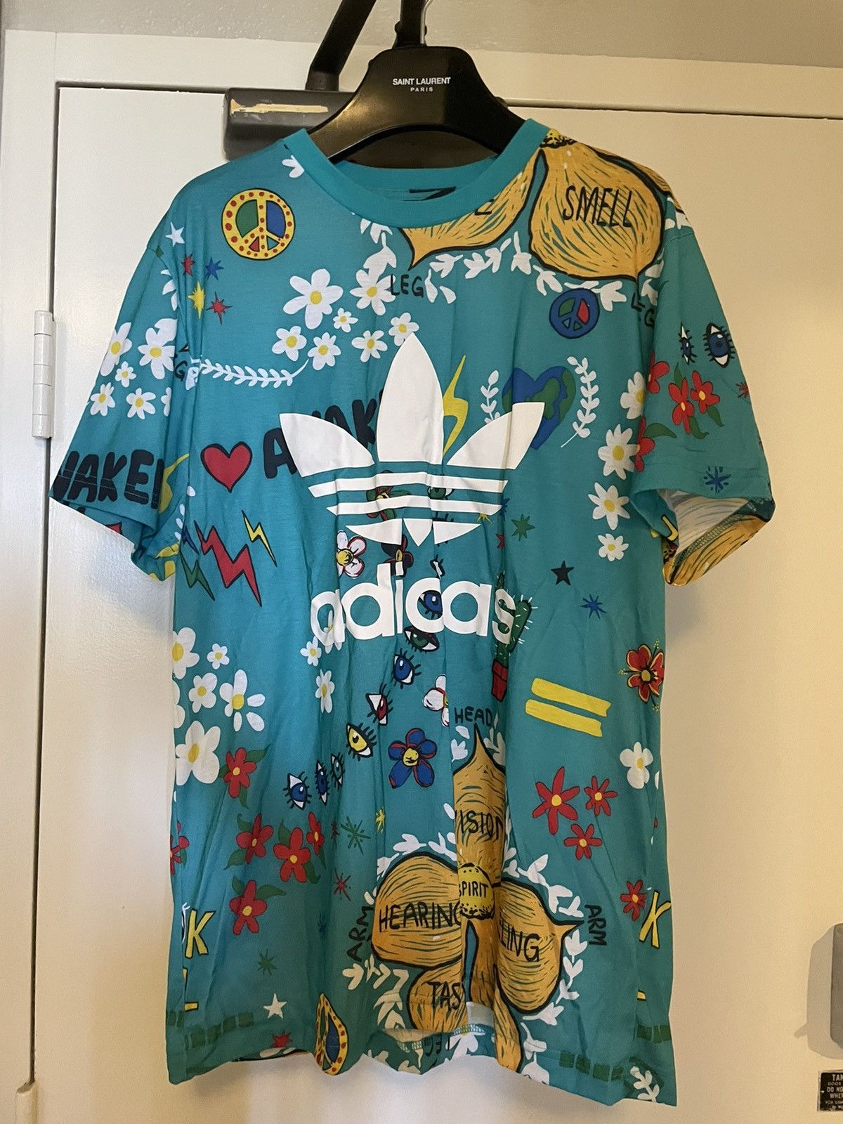 Adidas Pharrell Adidas X Pharrell Williams Peace T shirt Grailed