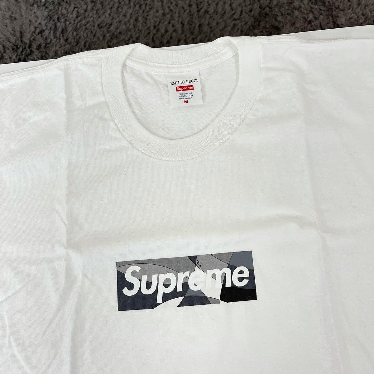 Supreme Emilio Pucci Box Logo Tee Black/Black