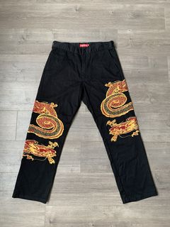 Supreme Dragon Pants | Grailed