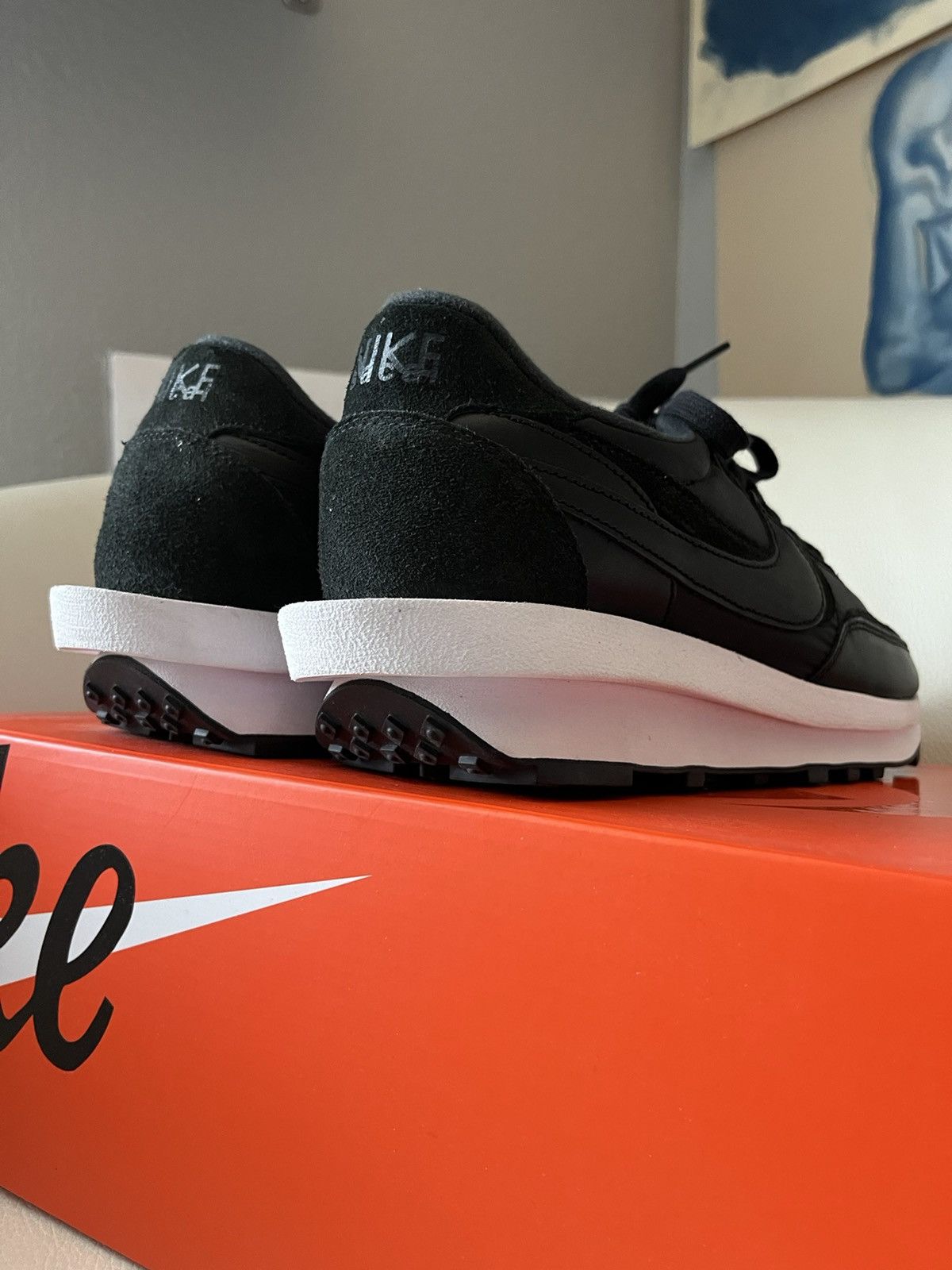 Nike × Sacai LD Waffle Black Nylon Size US 11 / EU 44 - 3 Thumbnail
