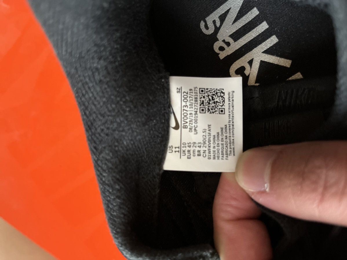Nike × Sacai LD Waffle Black Nylon Size US 11 / EU 44 - 9 Thumbnail
