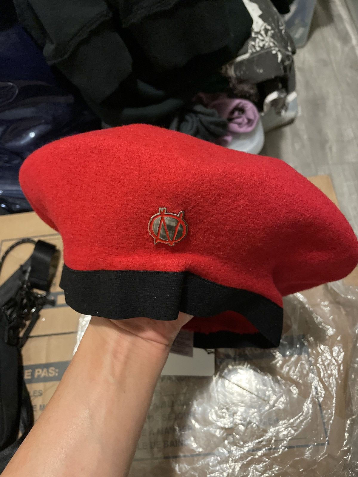 99%IS- 99%is red beret hat Size ONE SIZE - 4 Thumbnail
