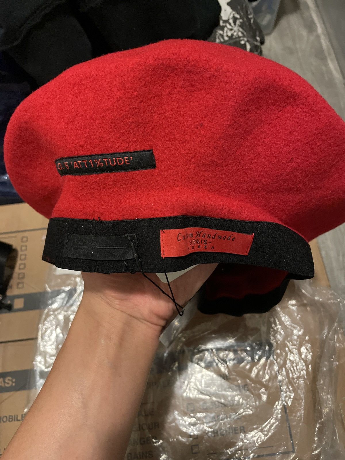 99%IS- 99%is red beret hat Size ONE SIZE - 3 Thumbnail
