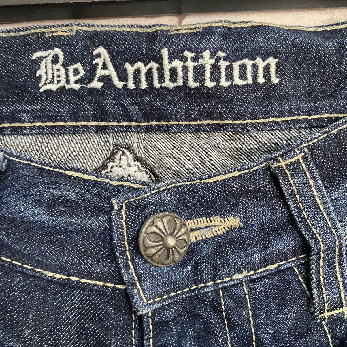 Japanese Brand BE AMBITION JAPAN Denim Cemetery Embroidery Jeans Size US 30 / EU 46 - 8 Thumbnail