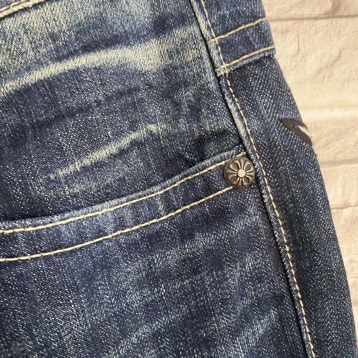 Japanese Brand BE AMBITION JAPAN Denim Cemetery Embroidery Jeans Size US 30 / EU 46 - 9 Thumbnail