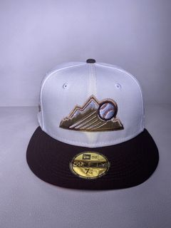 Lids Colorado Rockies New Era Logo 59FIFTY Fitted Hat - Beetroot