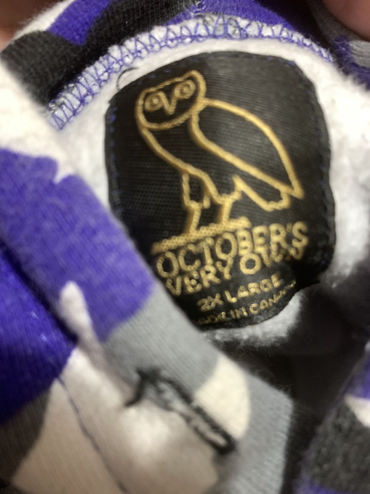 Drake OVO CAMO PURPLE OG OWL HOODIE 2016 RELEASE Size US XXL / EU 58 / 5 - 5 Thumbnail