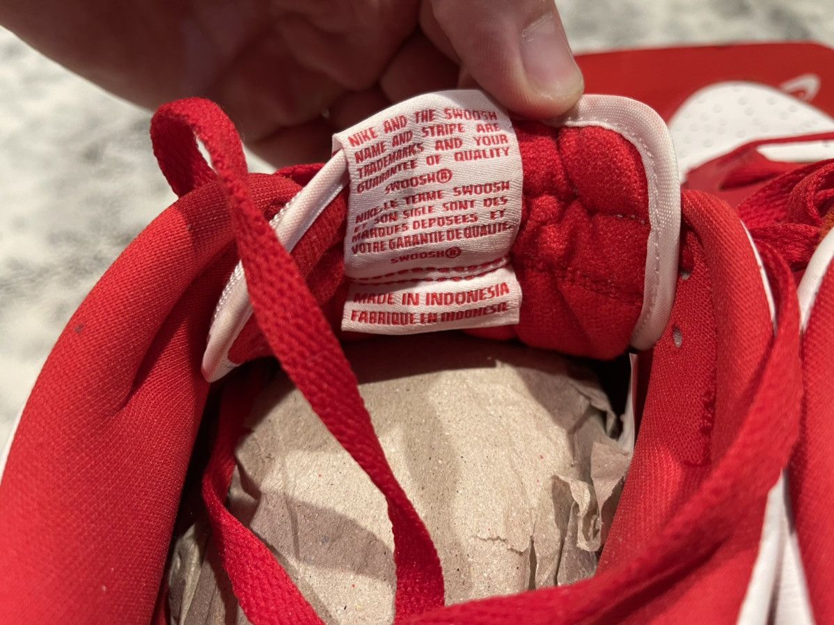 Nike Dunk Low University Red Size US 13 / EU 46 - 4 Thumbnail