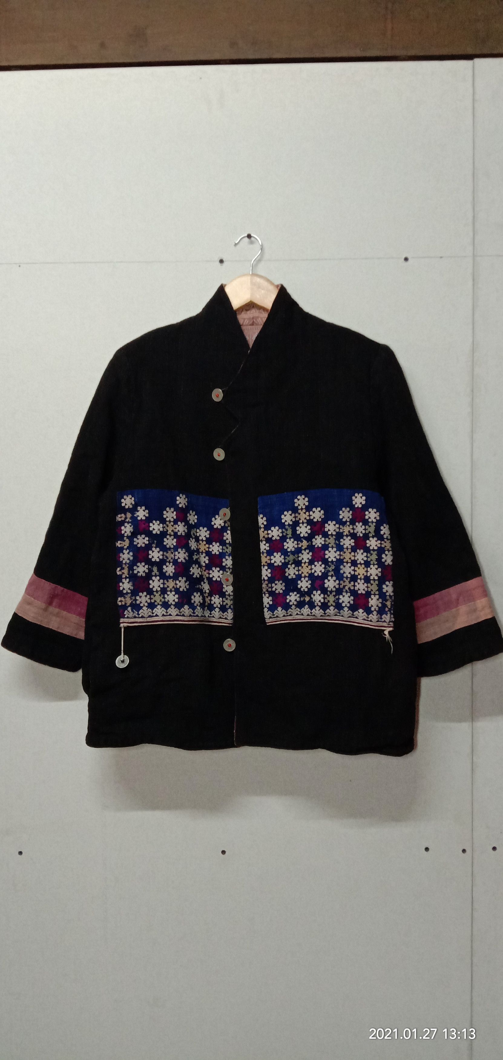 Designer × Japanese Brand Japanese Brand Patchwork Button Jacket Size US M / EU 48-50 / 2 - 1 Thumbnail